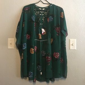 Dark Green kimono